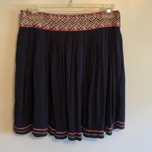 navy skirt